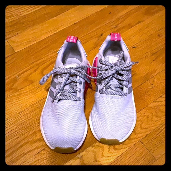 ADIDAS ORG WOMEN'S NMD R2 - GREY/PINK - Picture 1 of 5